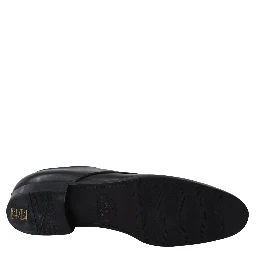 Black Leather SARTORIA Hand Made Shoes