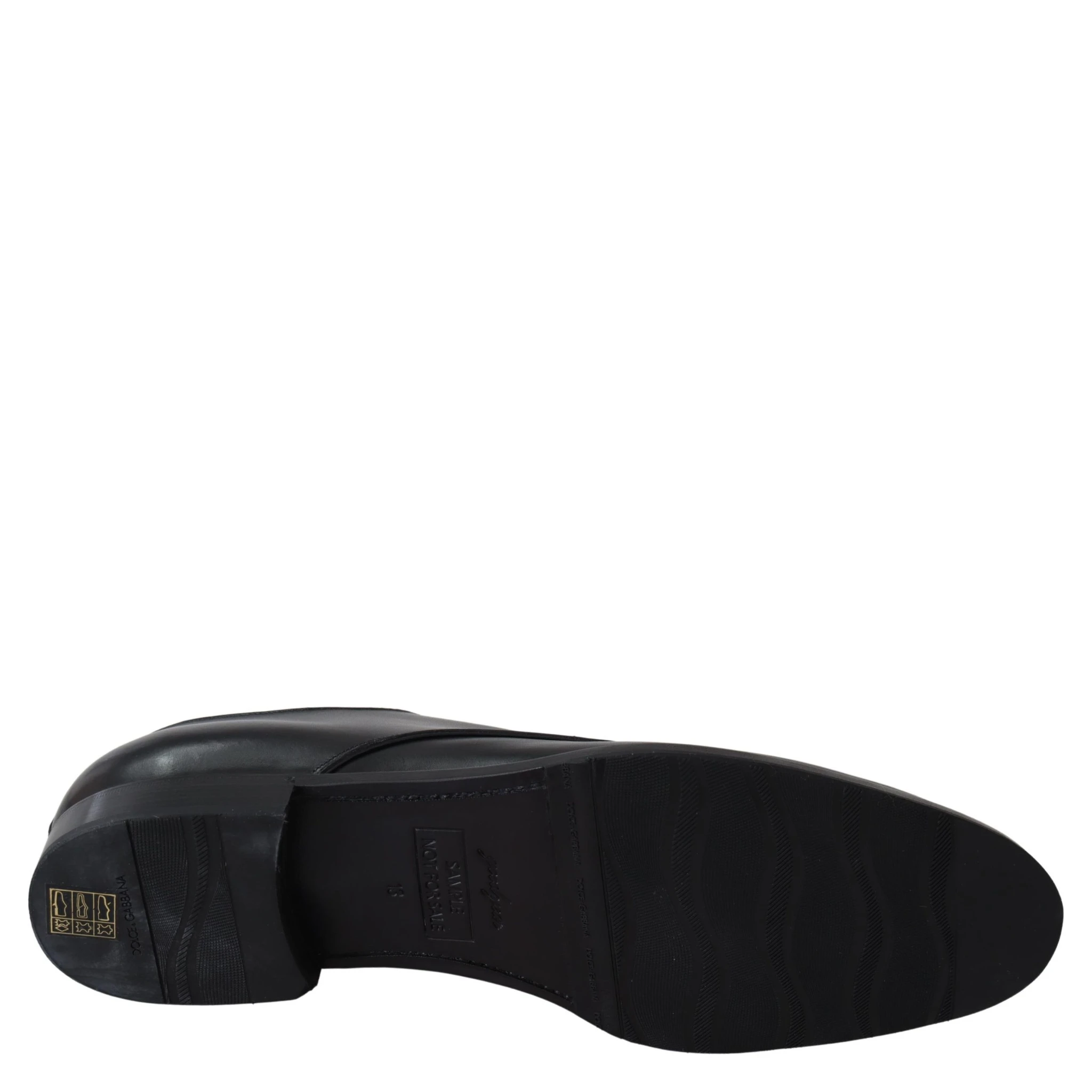 Black Leather SARTORIA Hand Made Shoes
