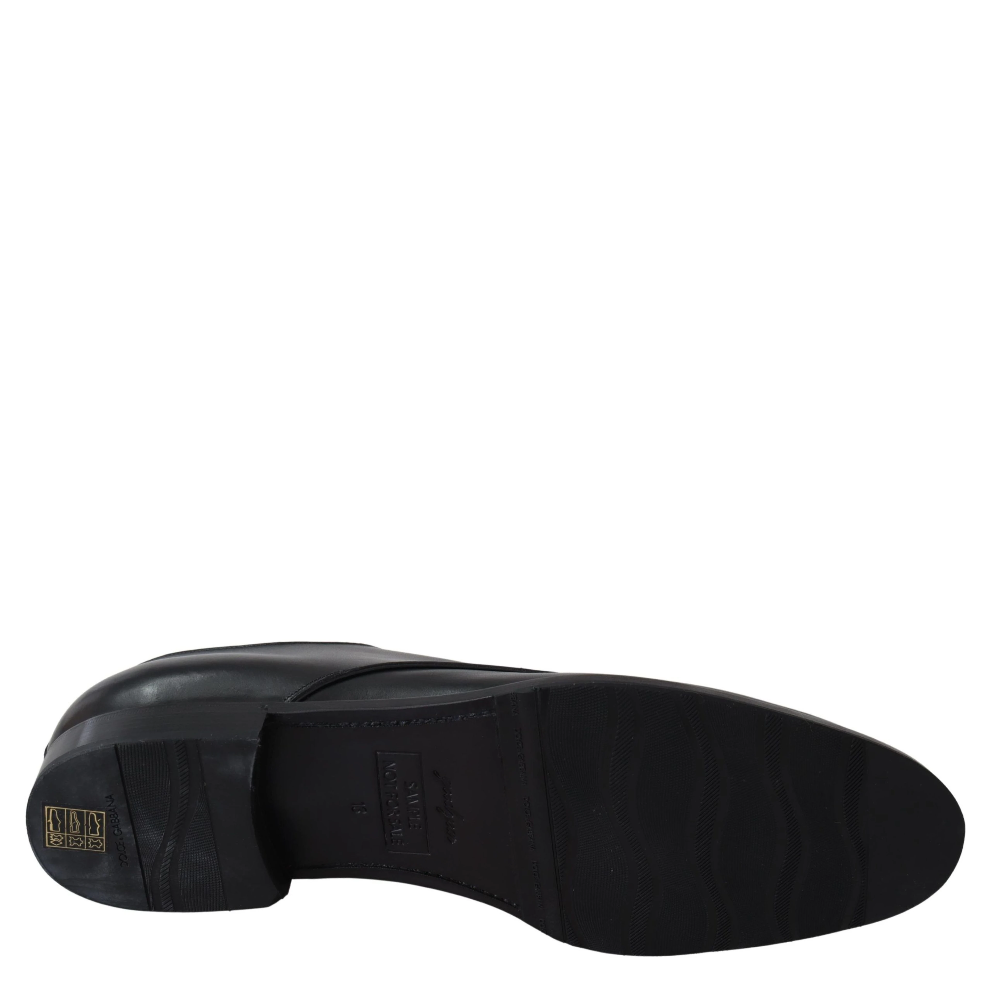 Black Leather SARTORIA Hand Made Shoes