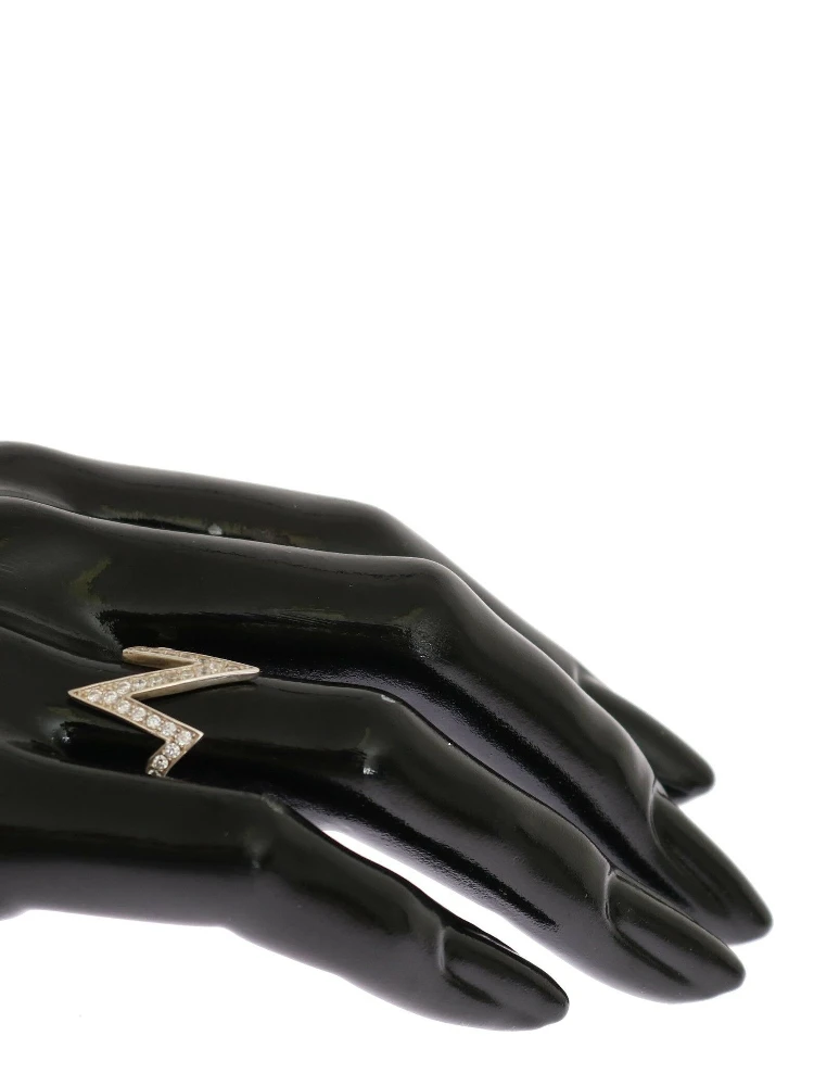 Silver Authentic Womens Clear Ring alternative