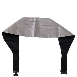 Gray Men Waist Belt 100% Silk Cummerbund