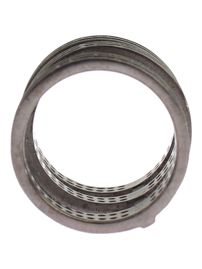 Black CZ Rhodium 925 Silver Ring