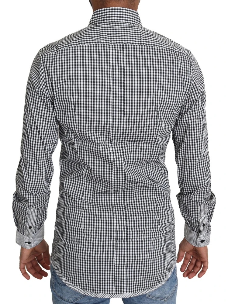 Black White Checkered Casual Shirt alternative