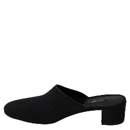 Black Grosgrain Slides Sandals Women Shoes