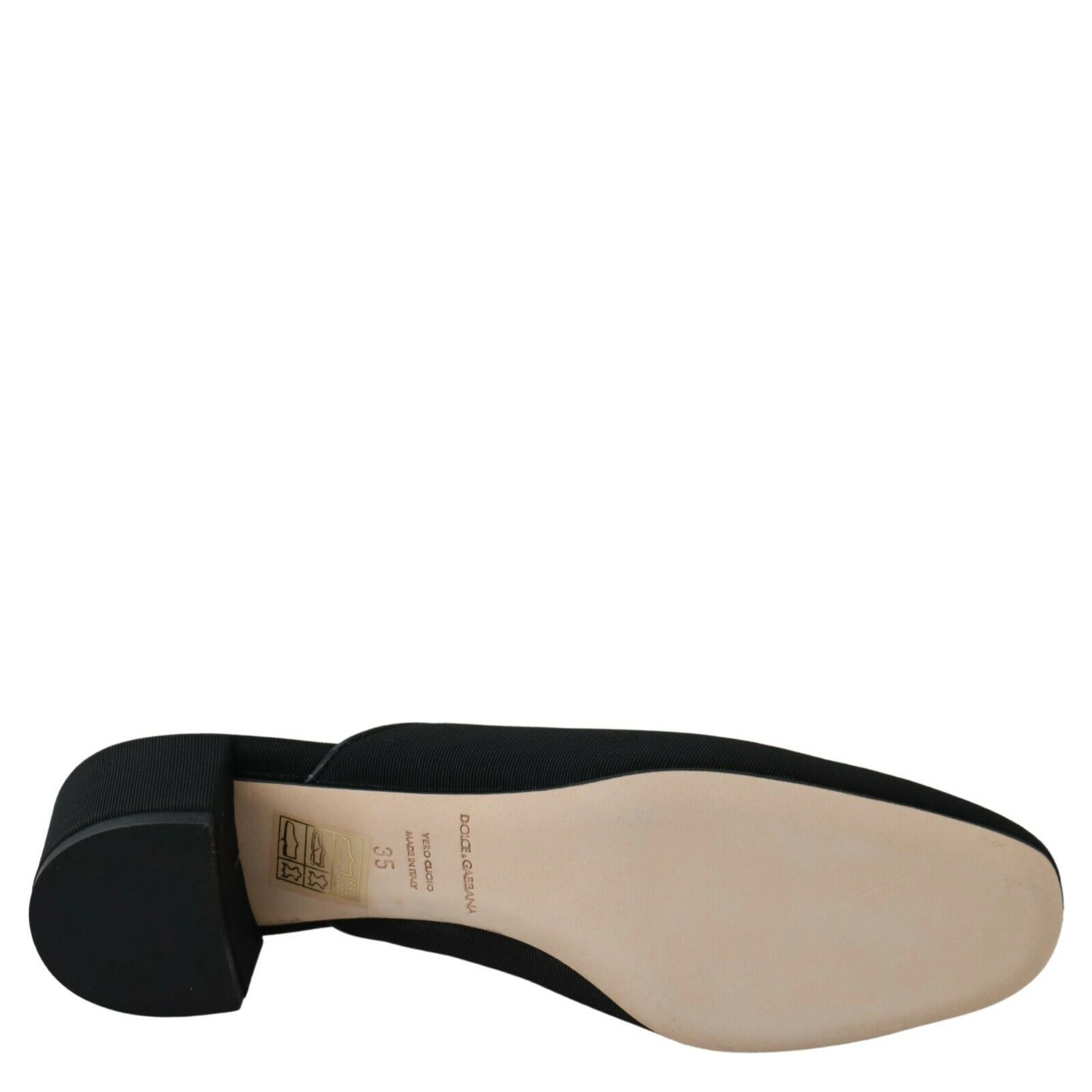 Black Grosgrain Slides Sandals Women Shoes