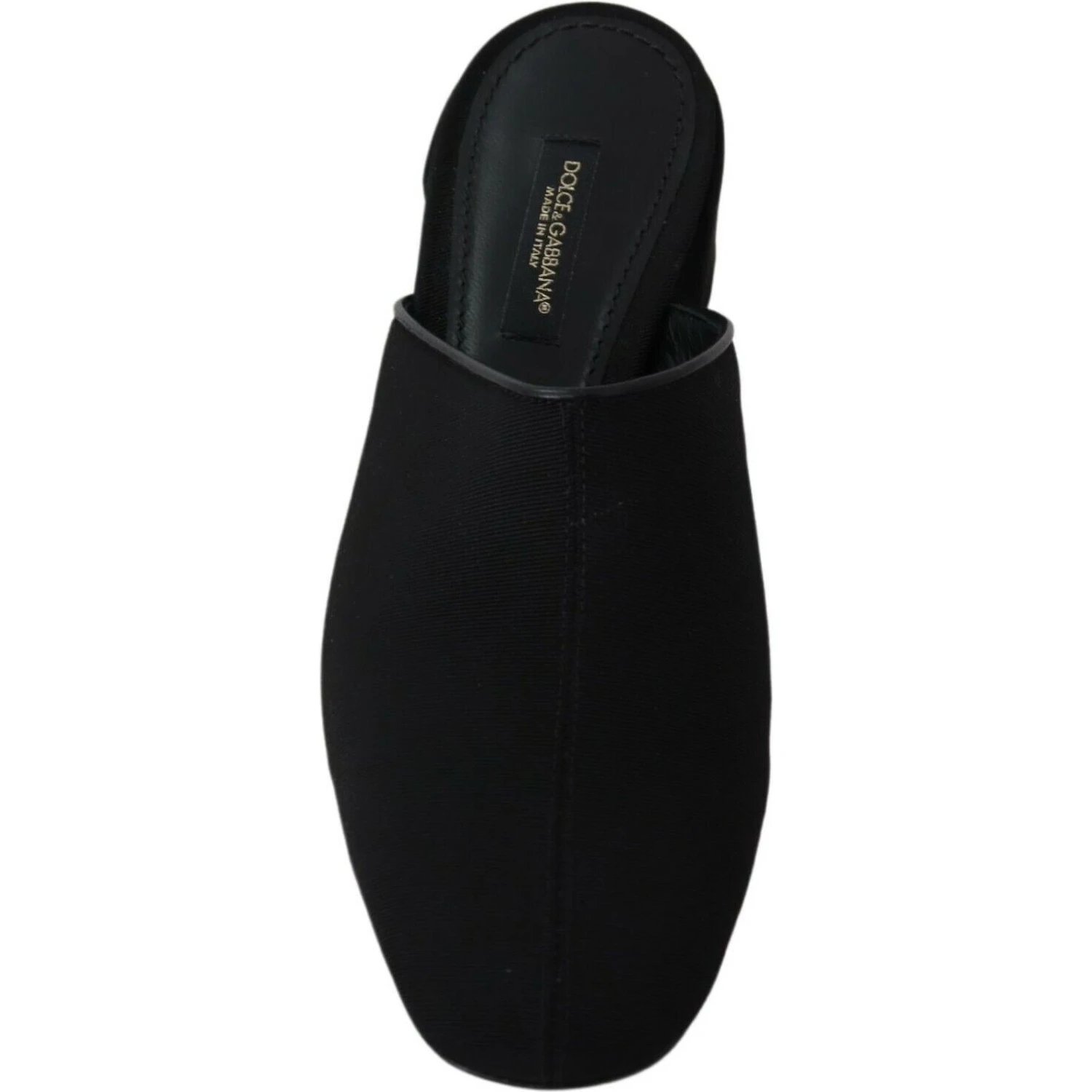 Black Grosgrain Slides Sandals Women Shoes