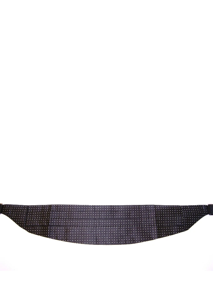 Black Waist Smoking Tuxedo Cummerbund Belt