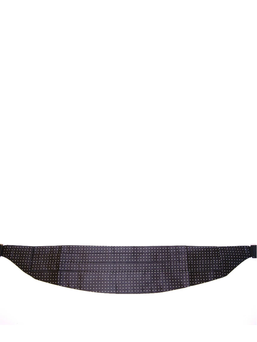 Black Waist Smoking Tuxedo Cummerbund Belt