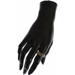 Black CZ 925 Sterling Silver Womens Ring