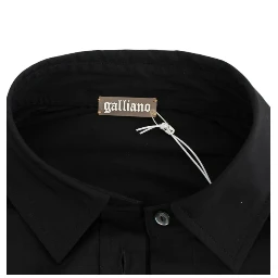 Black cotton shirt top