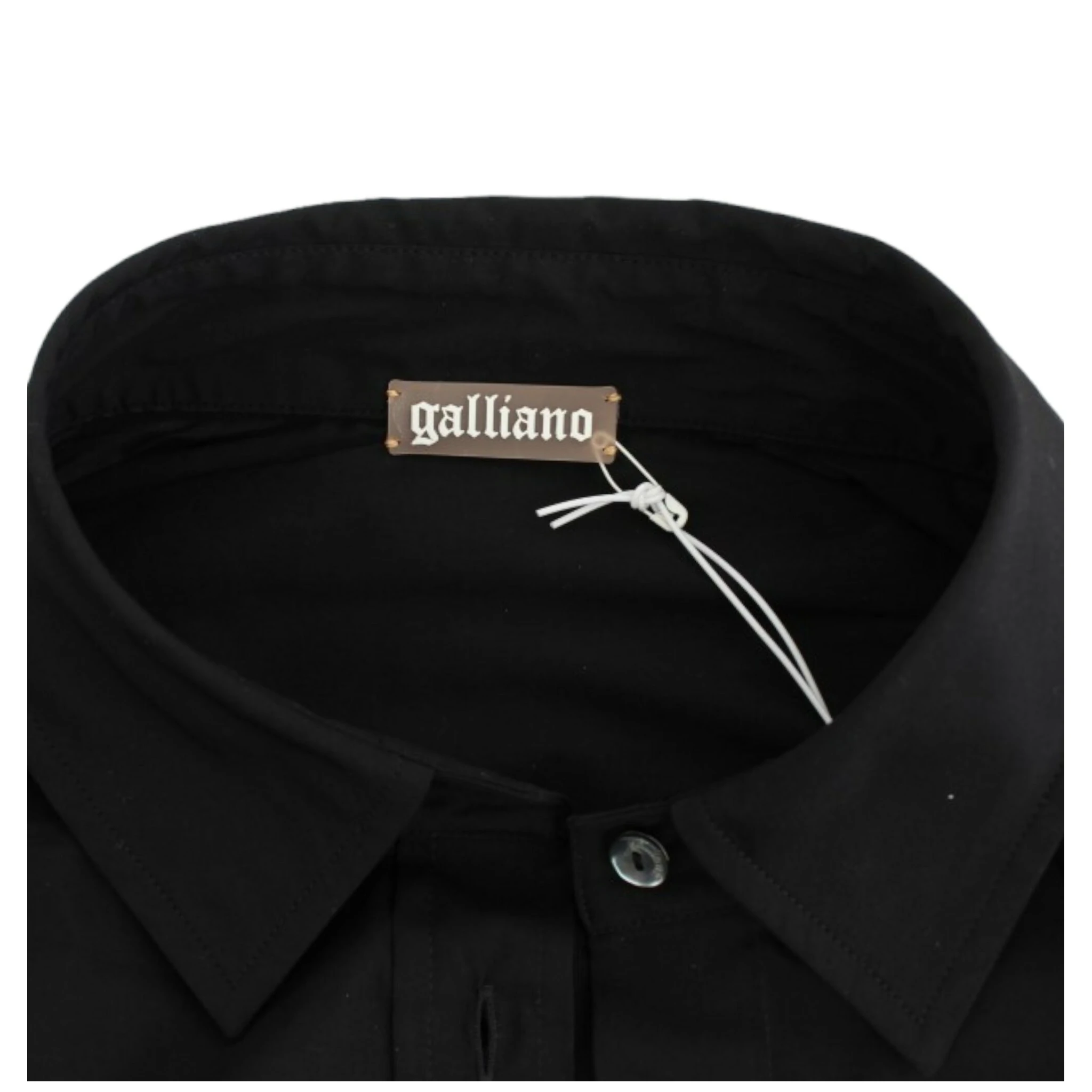 Black cotton shirt top