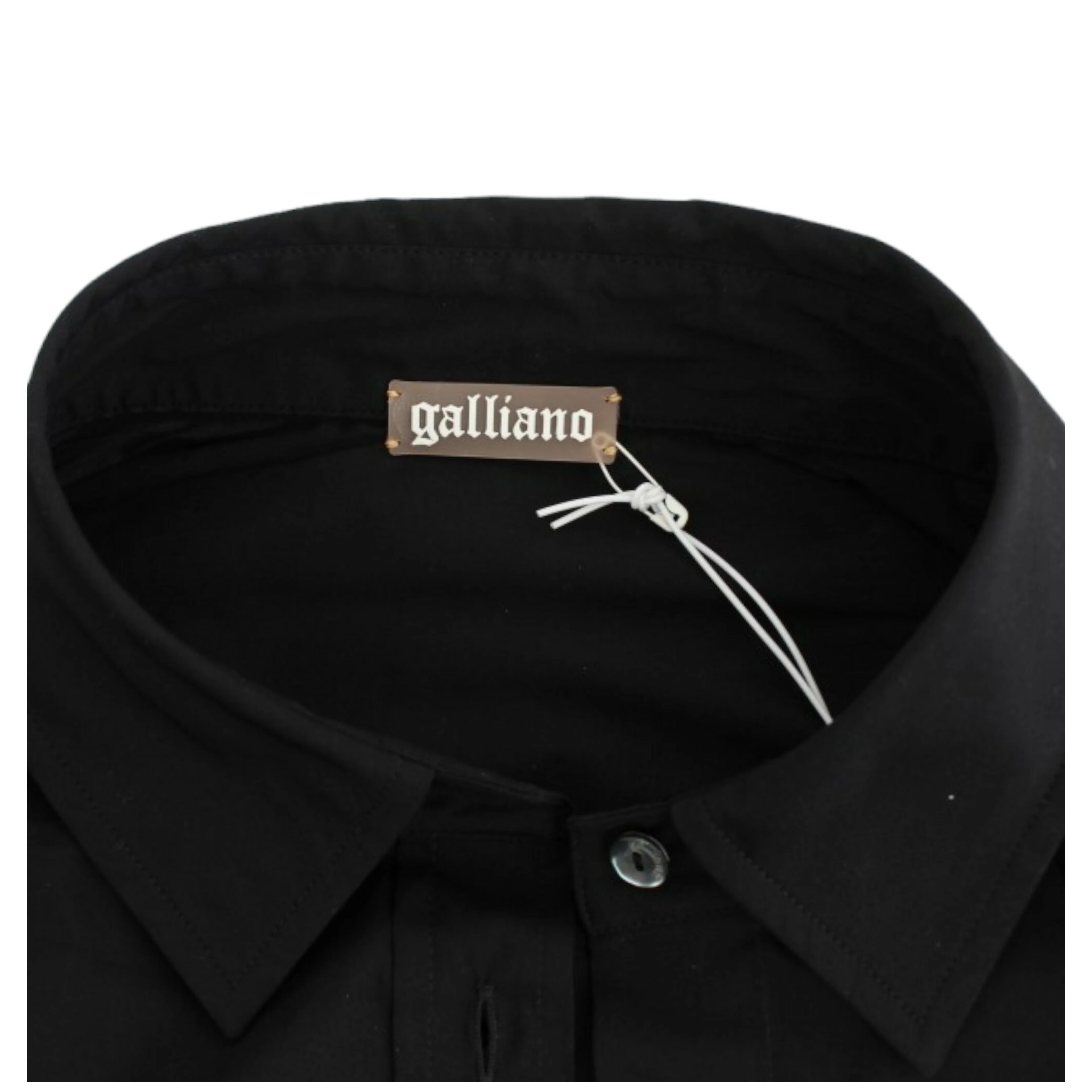 Black cotton shirt top