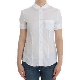 White Cotton Shirt Top