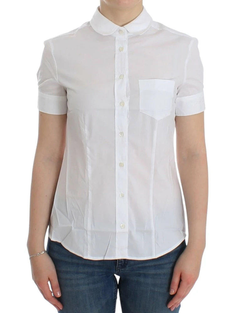 White Cotton Shirt Top