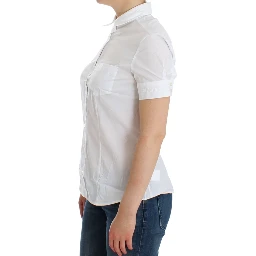 White Cotton Shirt Top