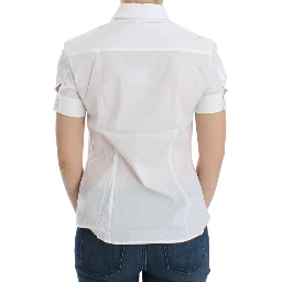 White Cotton Shirt Top