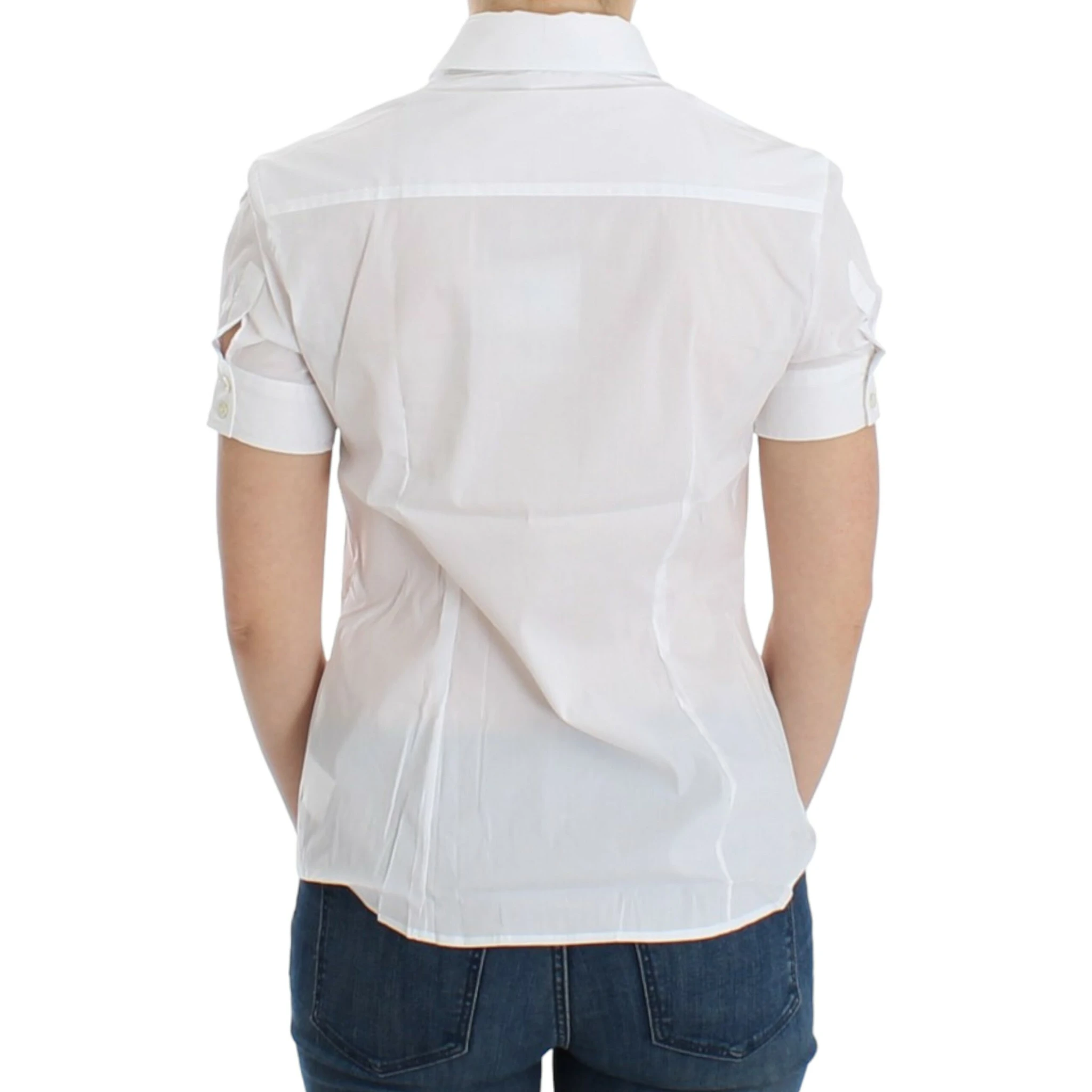 White Cotton Shirt Top