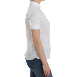 White Cotton Shirt Top