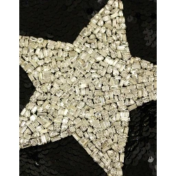 Masterpiece black crystal swarovski stars sheath dress