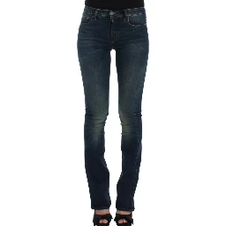 Straight Leg Women's Jeans In Blue