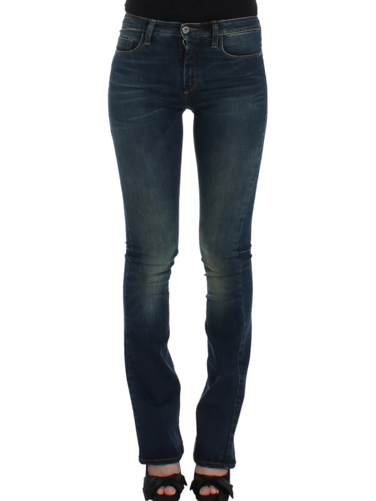 Straight Leg Women's Jeans In Blue