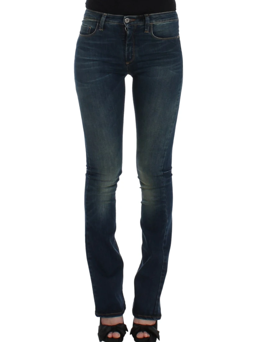 Straight Leg Women's Jeans In Blue