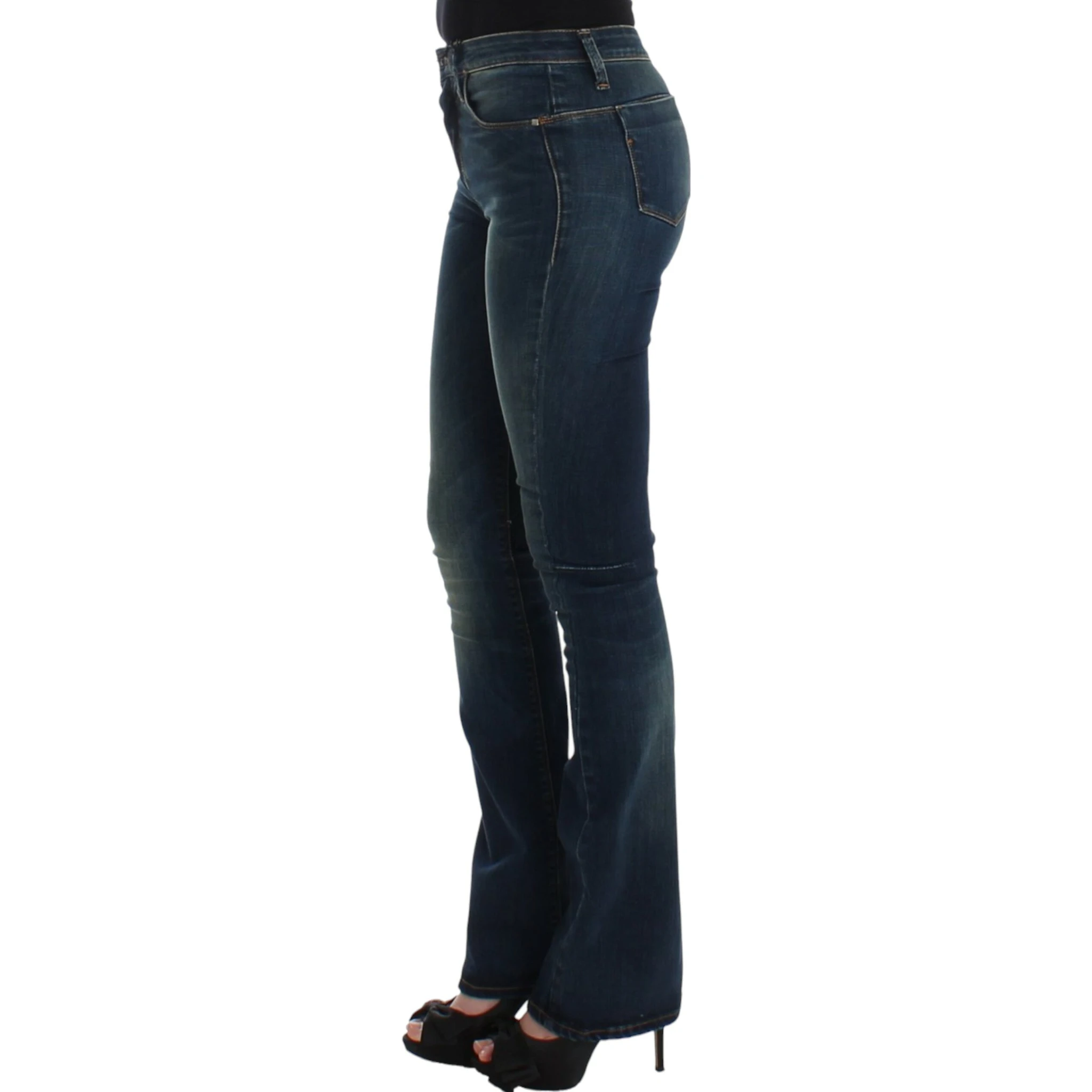 Straight Leg Women's Jeans In Blue