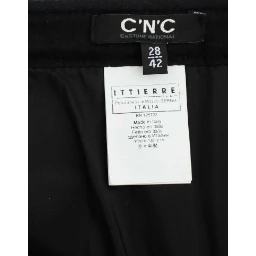 Gray checkered mini skirt