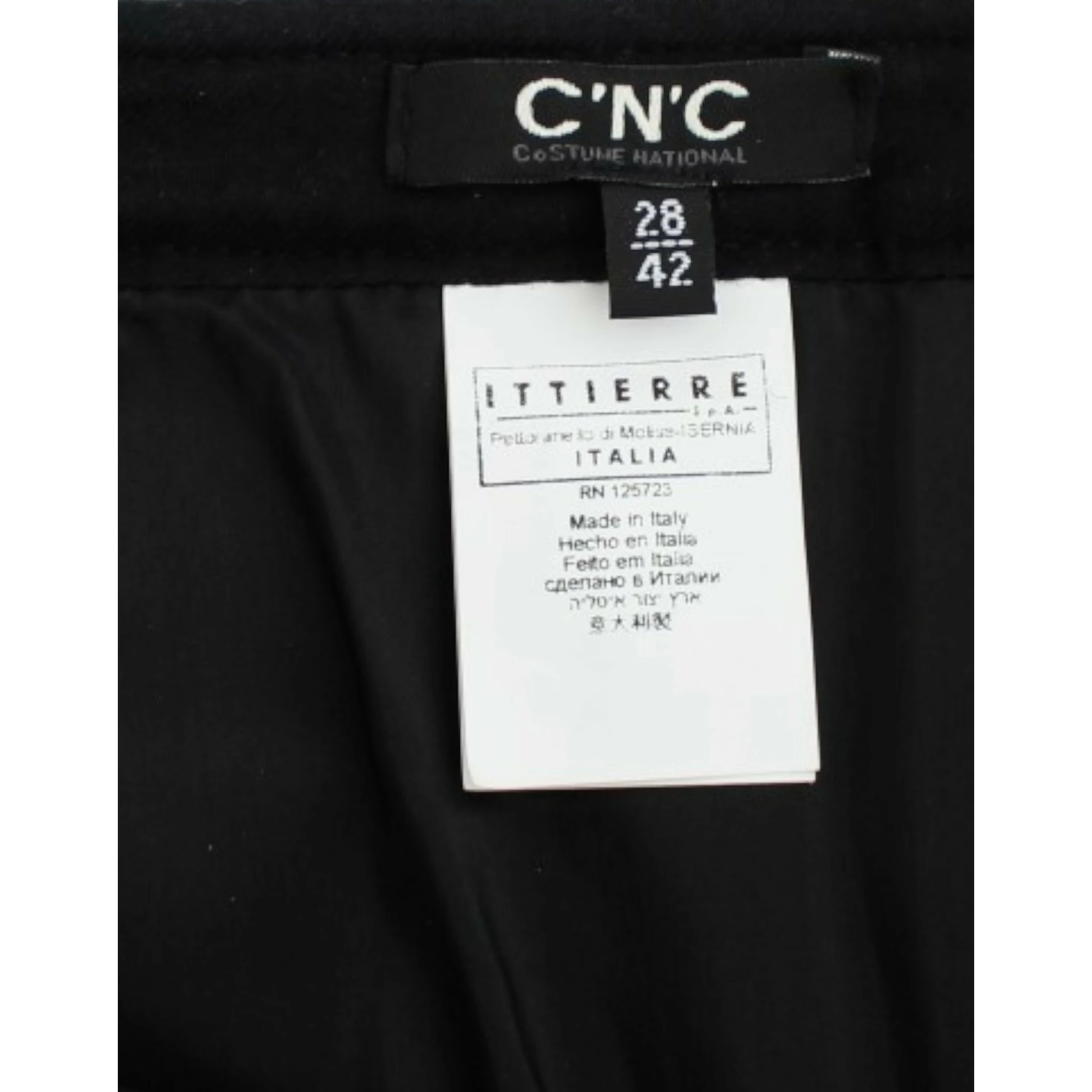 Gray checkered mini skirt