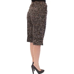 Black Fabric Shorts Pants