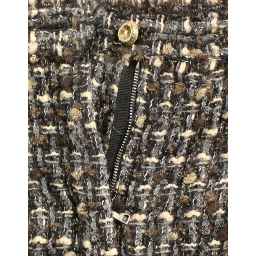 Black Fabric Shorts Pants