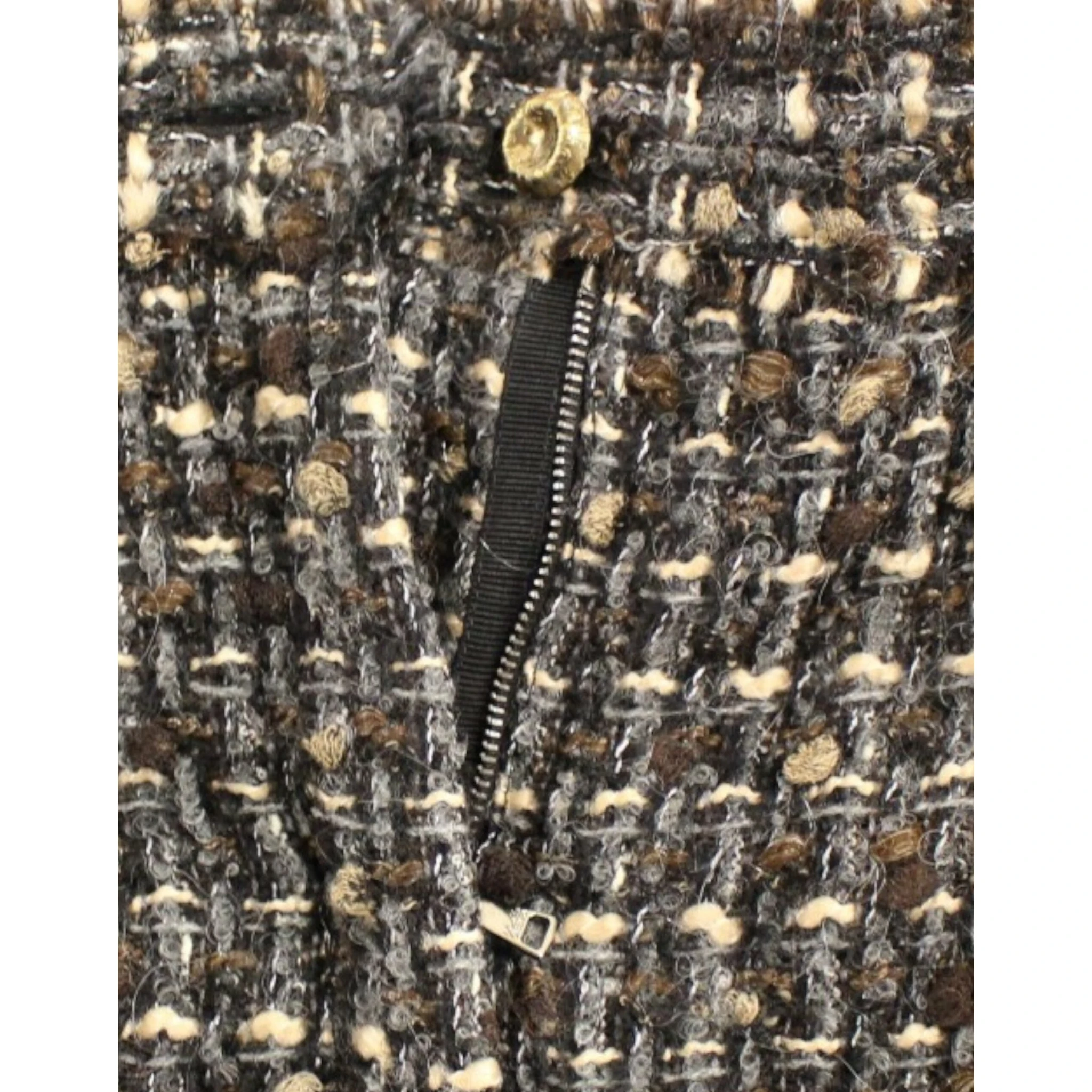 Black Fabric Shorts Pants