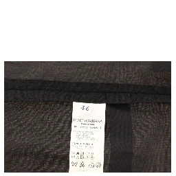 Black Wool Formal Dress Vest Gilet Jacket