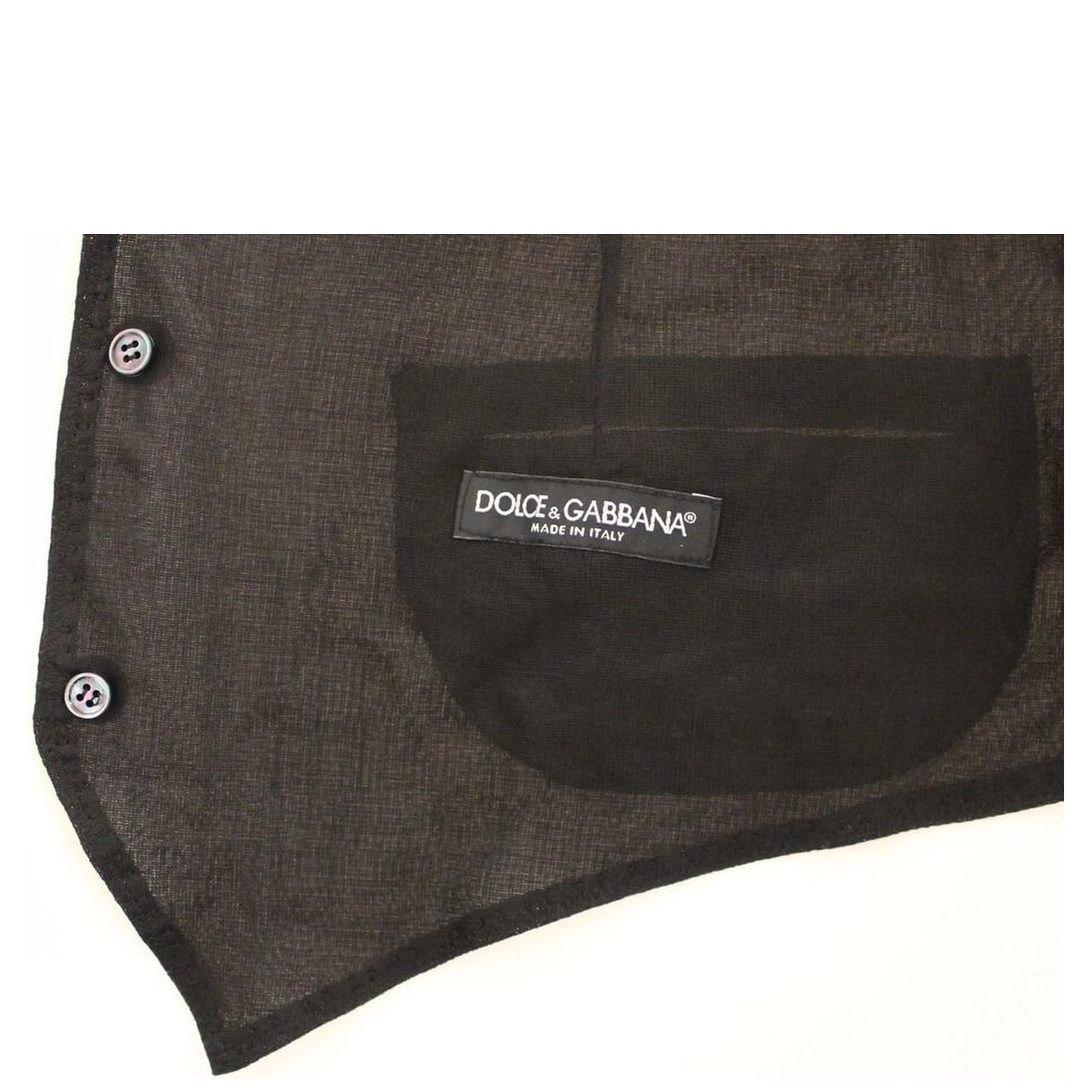 Black Wool Formal Dress Vest Gilet Jacket