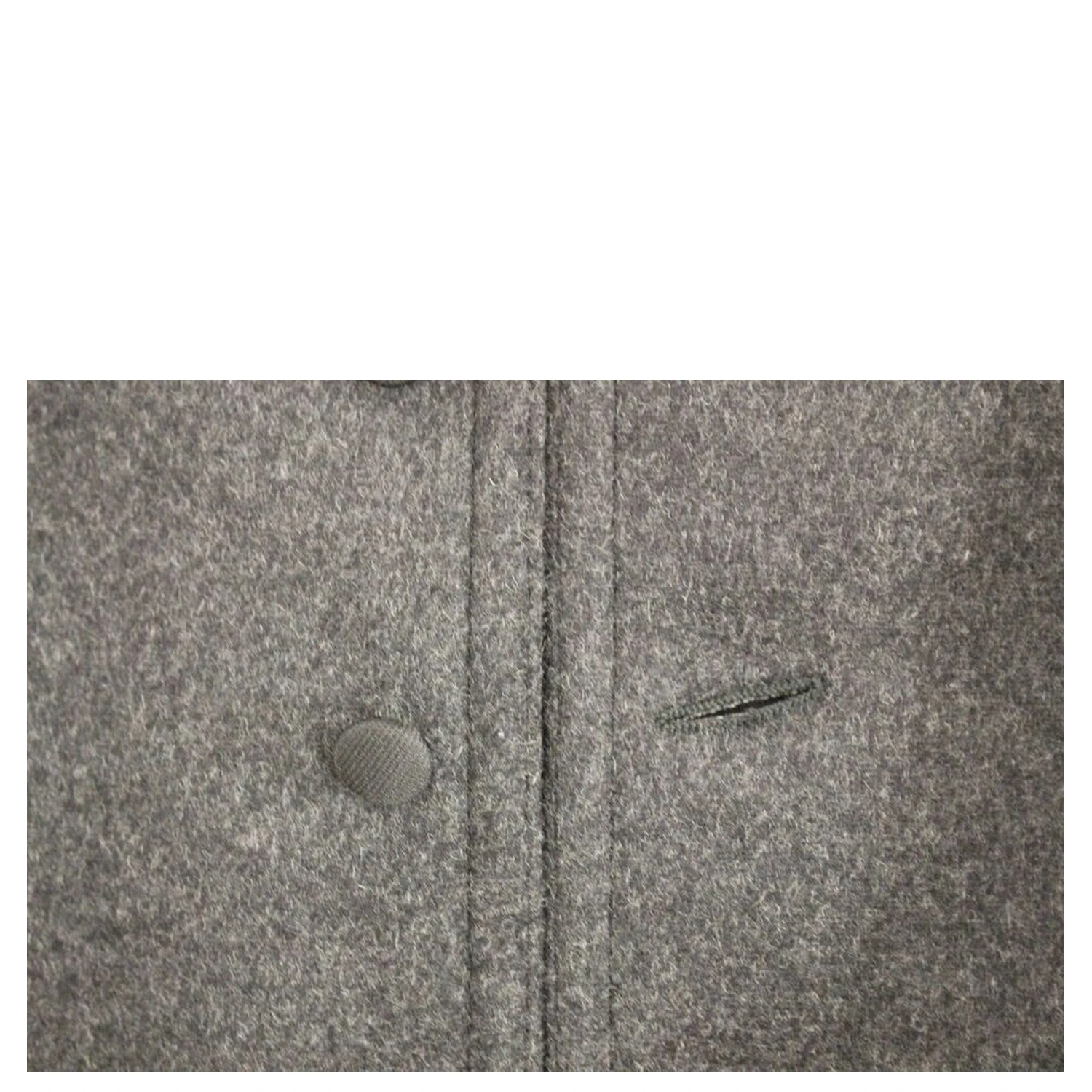 Gray Wool Blend Logo Vest Gilet Weste