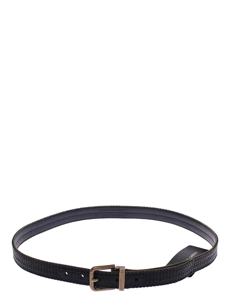 Blue Leather Logo Belt alternative