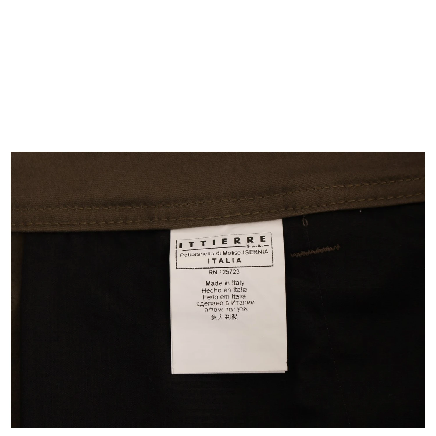 Green Cotton Stretch Comfort Fit Pants