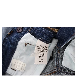 Blue Wash Cotton Stretch Boot Cut Jeans