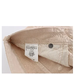 Beige Wash Slim Fit Cotton Stretch Jeans