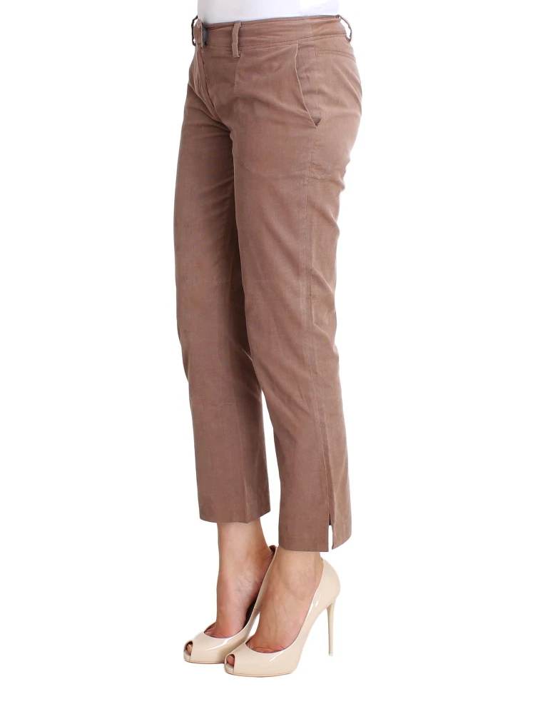 Brown Cropped Corduroys Pants alternative