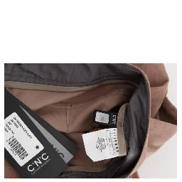 Brown Cropped Corduroys Pants