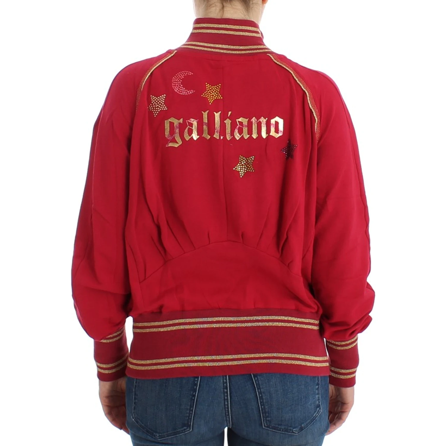 Pink Mock Zip Cardigan Sweatshirt Sweater