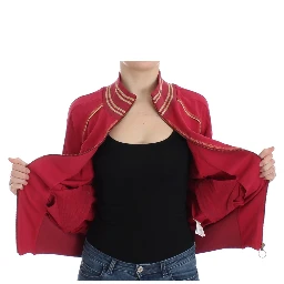 Pink Mock Zip Cardigan Sweatshirt Sweater