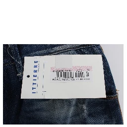 Blue Wash Cotton Denim Regular Fit Jeans