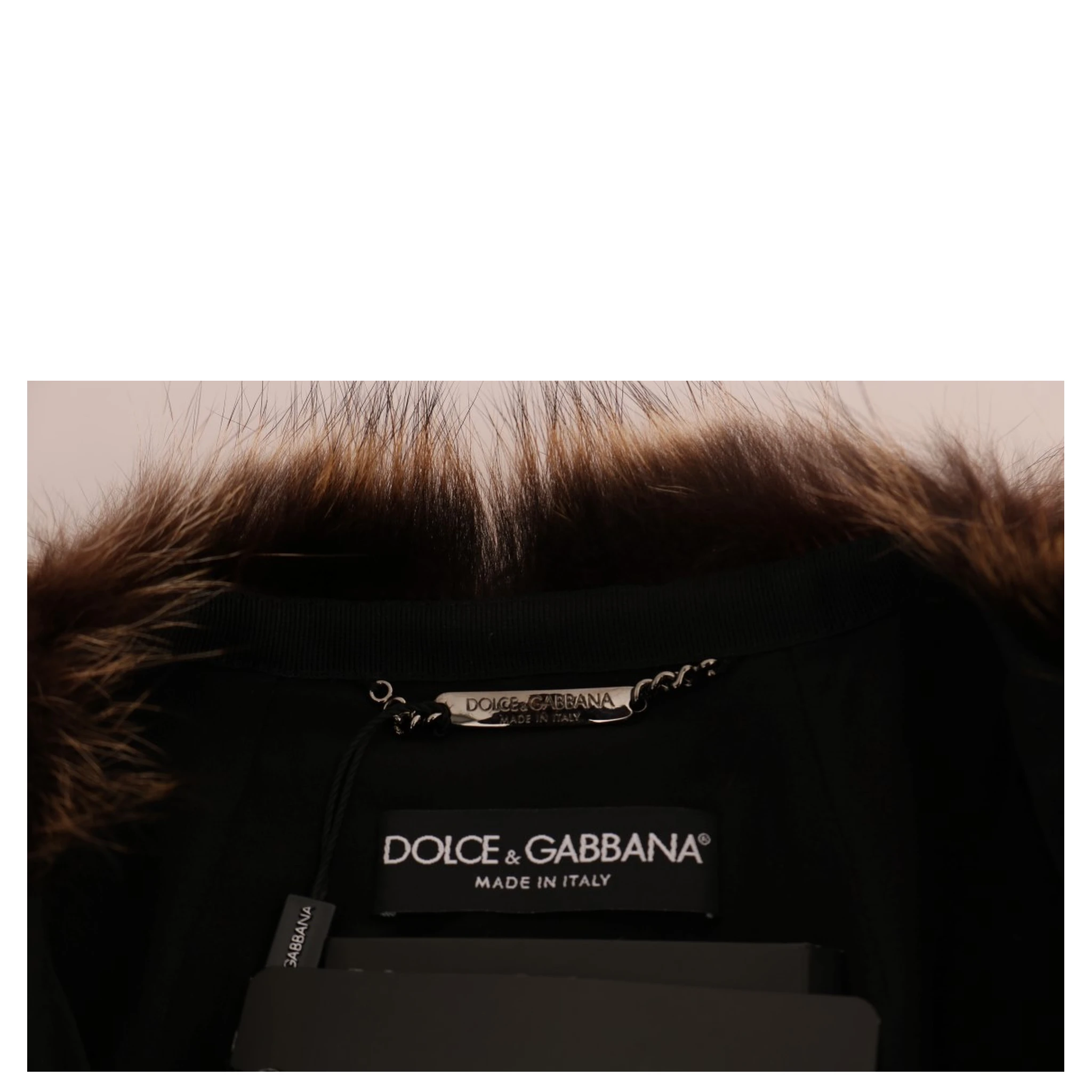 Brown Raccoon Fur Coat Jacket