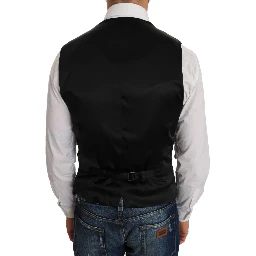 Black Polka Dot Pattern Vest