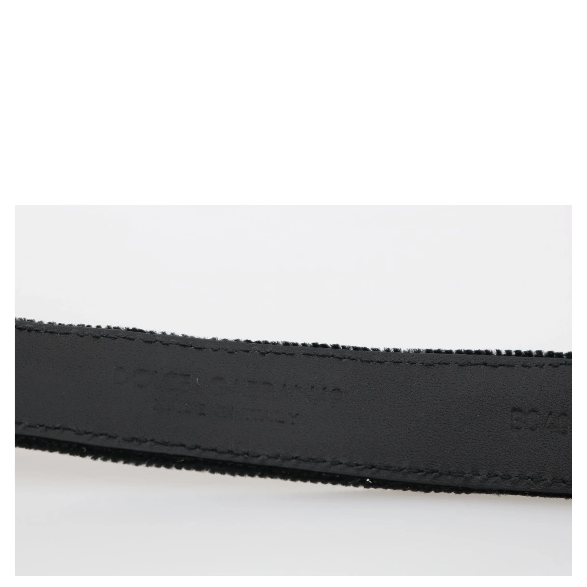 Black Cotton Royal Bee Embroidery Belt
