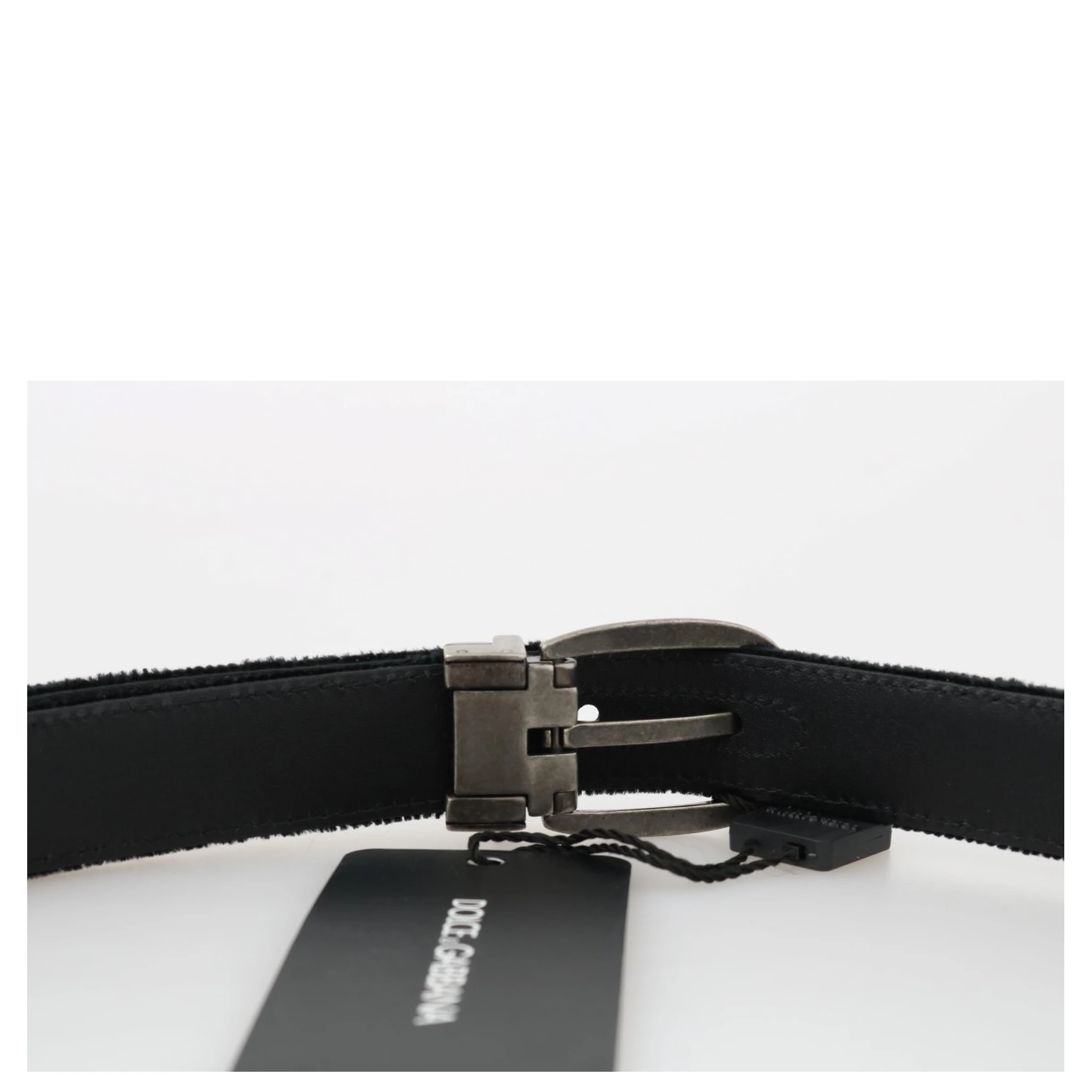 Black Cotton Royal Bee Embroidery Belt