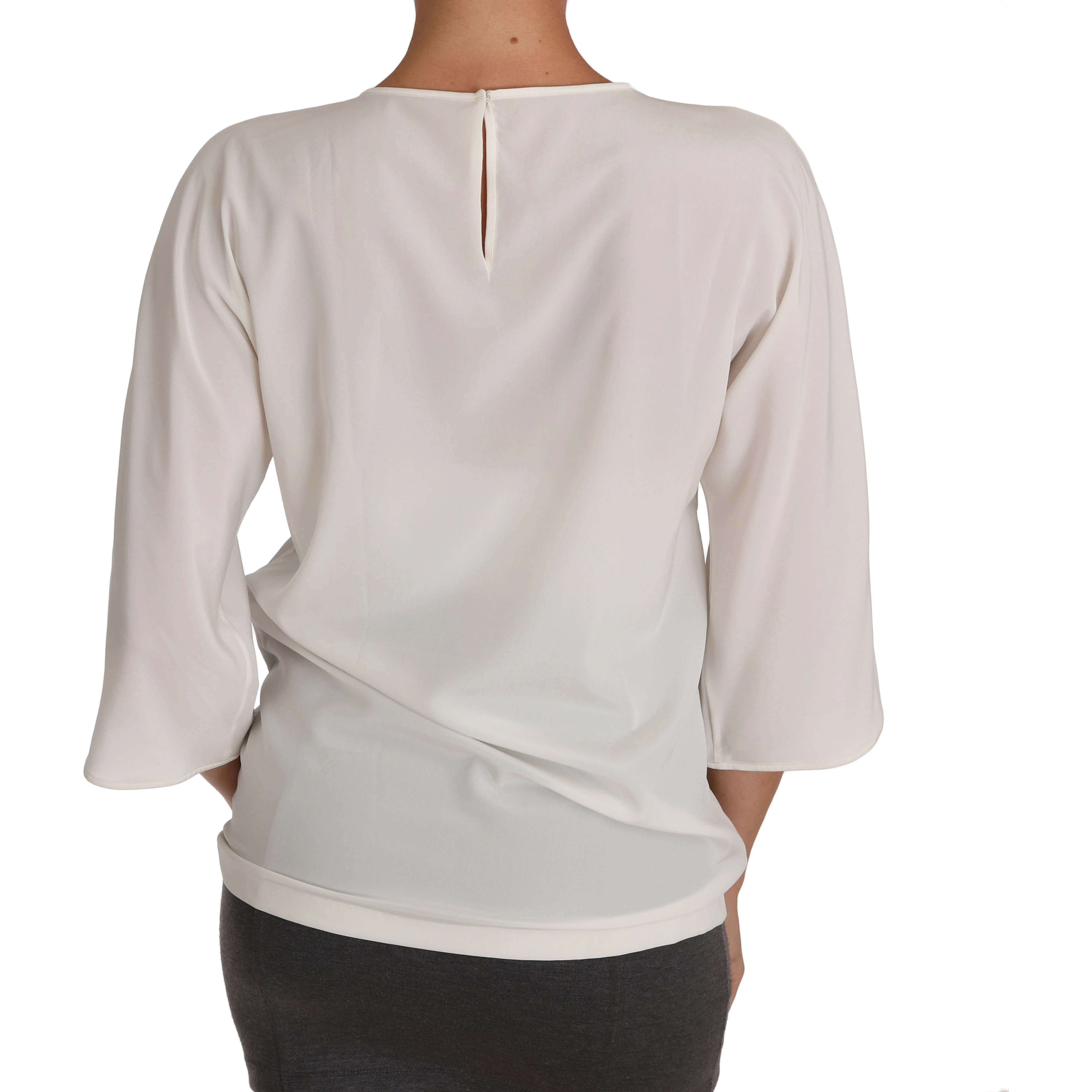 White Silk #dgfamily Crystal T-shirt