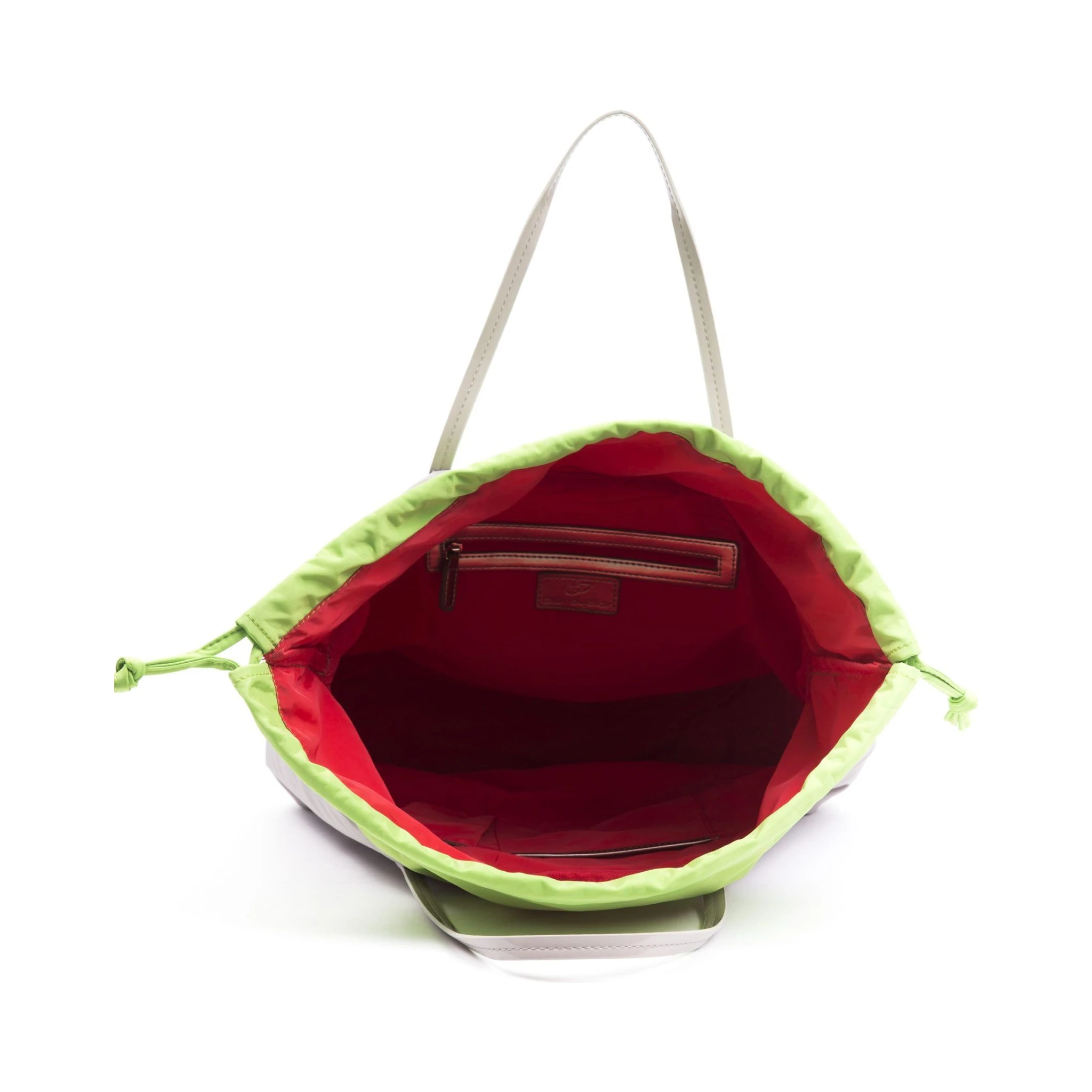 Gray Polyester Shoulder Bag